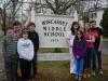 March students of the month include, from left, Billy Pinkham, Shannon James, Lily Souza, Brandon Goud, Skyler Stickney, Abi Knight, Seven Claypool and Levi McAtee. Courtesy of the Wiscasset Middle School