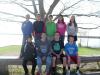 Students of the Month for April include, from left, front row: Tyler Peaslee, Colin Viele, Ethan James, Ben Marten; back row: Josh Gabriele, Caleb Gabriele, Jack Wehrle, Jasmine Bailey and Maeve Blodgett. Courtesy of Wiscasset Middle School