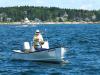 Sometimes, just staying put gave boaters a great view. GARY DOW/Boothbay Register