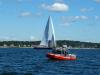 The Coast Guard was on hand to help with crowd (recreational boaters) control. GARY DOW/Boothbay Register