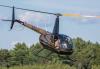 The Acadian Seaplanes Robinson R-44. Courtesy of Dave Cleaveland/Maine Imaging/www.maineimaging.com