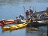 Summer has certainly kicked in! Tidal Transit Kayak in Boothbay Harbor was swarmed with kayakers and stand-up paddle boarders as the temperatures hit 90 degrees on July 5. GARY DOW/Boothbay Register